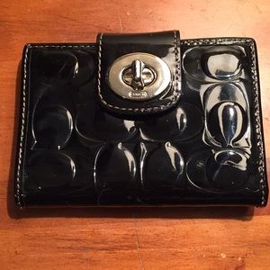 Coach black wallet